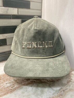 Poncho Outdoors Moss Green
Corduroy Rope Snapback Hat -
NWOT